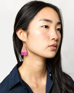 Load image into Gallery viewer, Sunset Earrings in Fuchsia
