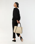 Load image into Gallery viewer, Alex Tote in Natural Raffia
