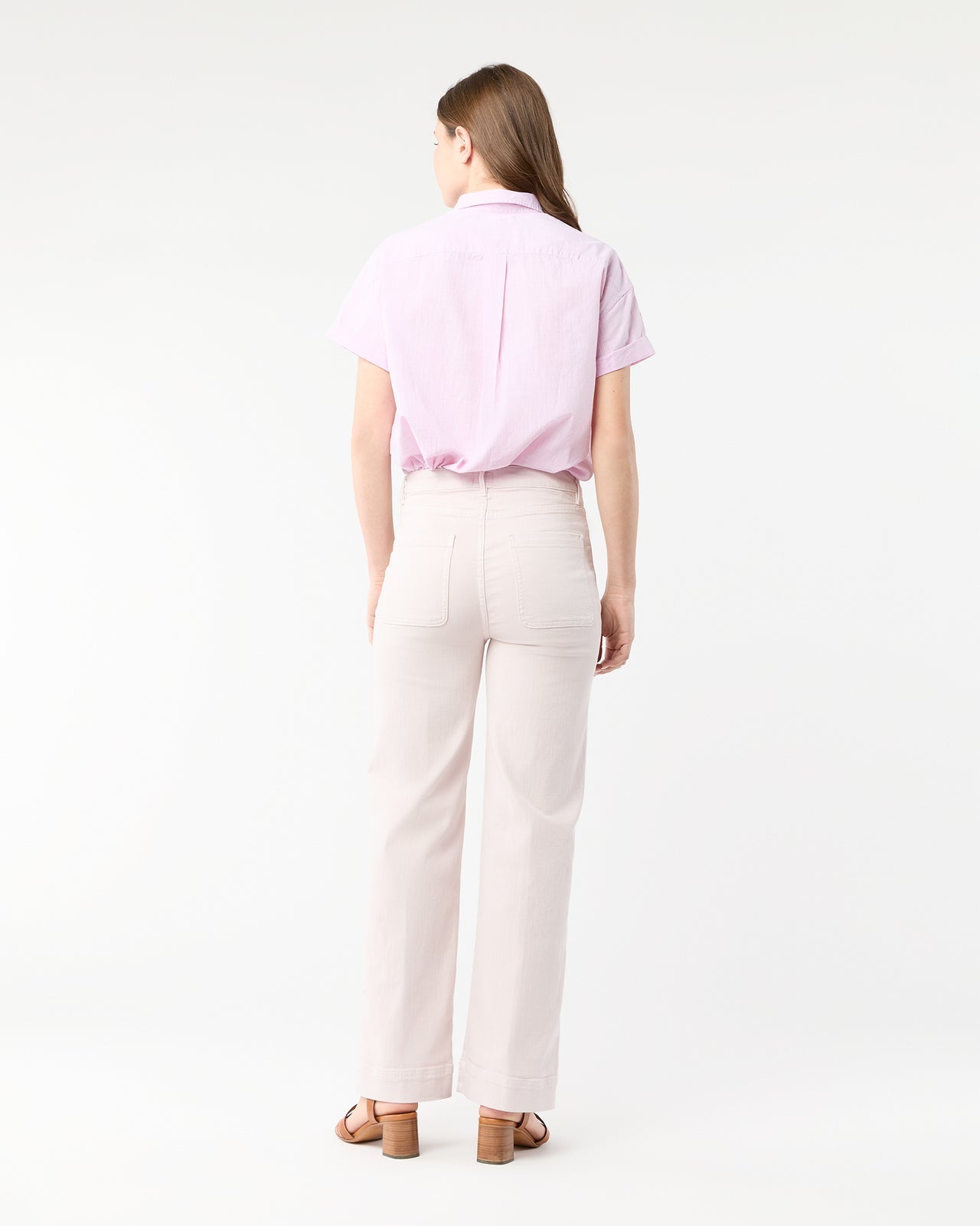 Agnes Shirt in Orchid Chambray