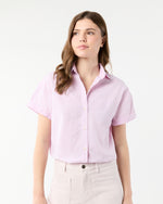 Load image into Gallery viewer, Agnes Shirt in Orchid Chambray

