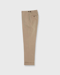 Side-Tab Dress Trouser in Khaki/Red Solaro