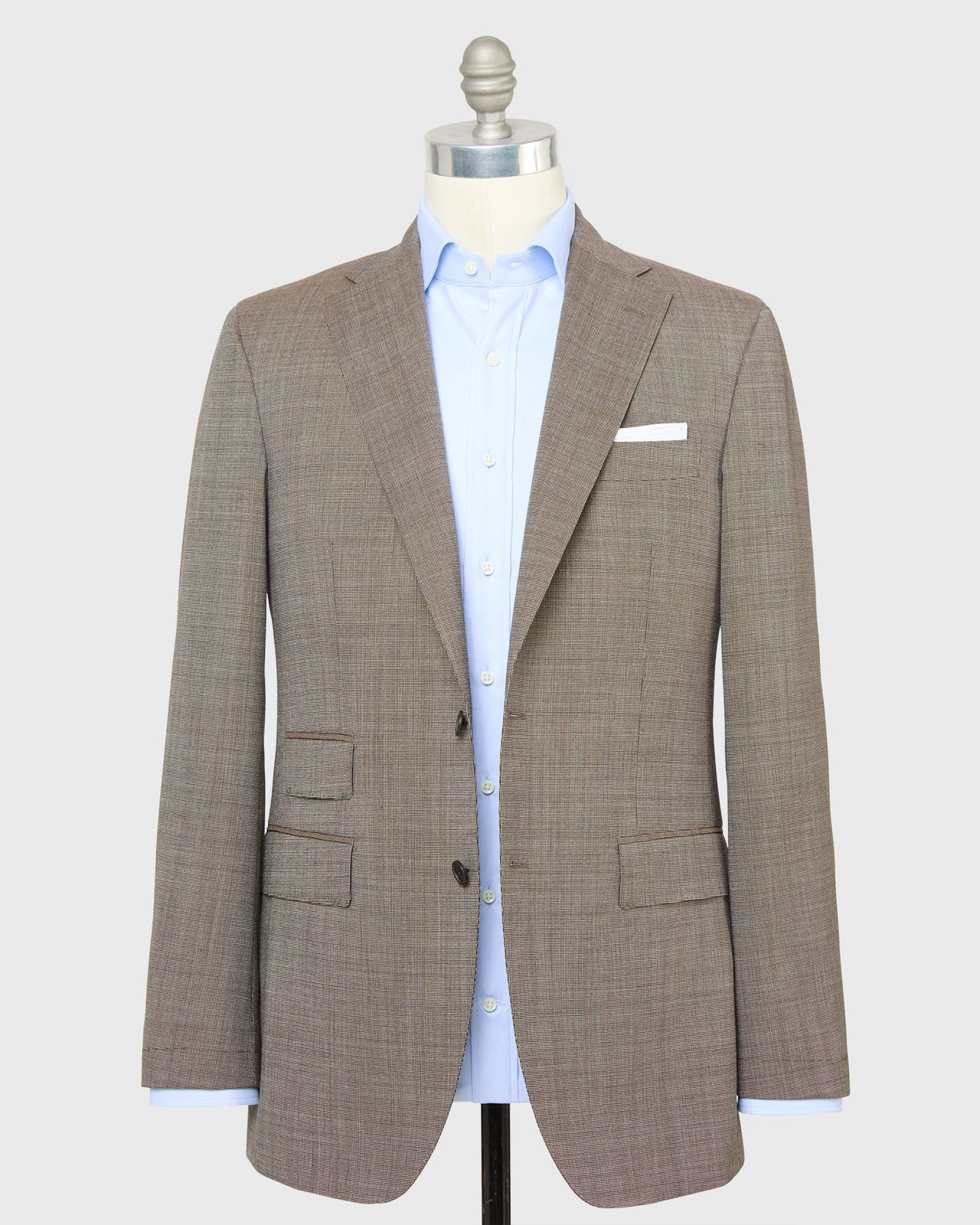 Kincaid No. 3 Suit in Chocolate Nailhead