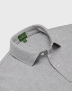 Load image into Gallery viewer, Court Polo in Heather Grey Pima Pique
