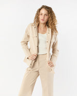 Load image into Gallery viewer, M65 Jacket in Sand Stretch Twill

