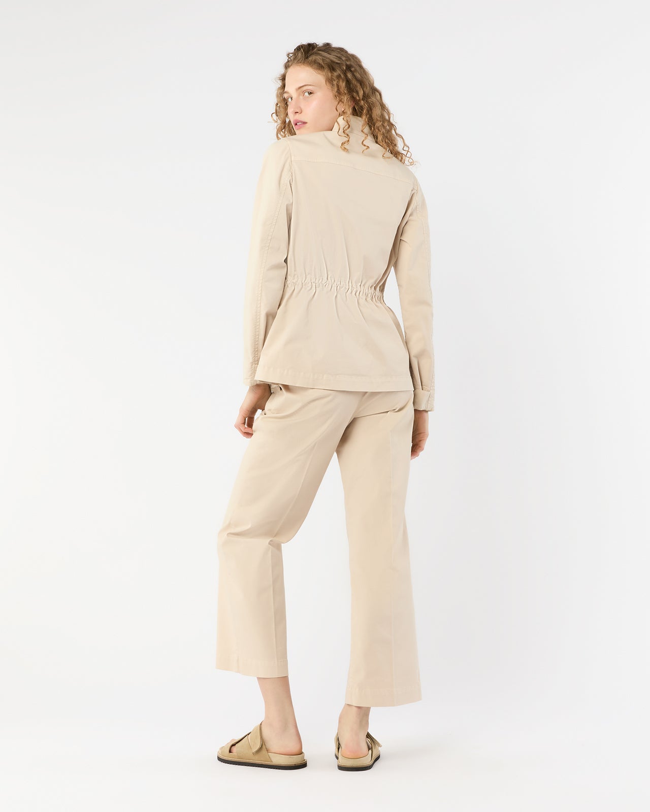 M65 Jacket in Sand Stretch Twill