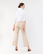 Load image into Gallery viewer, Frankie Cropped Pant in Sand Stretch Twill
