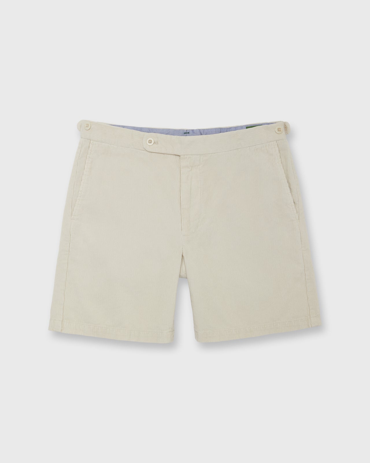 Side-Tab Field Short in Bone Garment-Dyed Corduroy