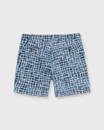 Load image into Gallery viewer, Sport Short in Pacific/Sky Block Print
