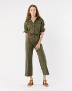 Load image into Gallery viewer, Safari Shirt in Olive Stretch Twill

