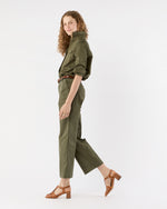 Load image into Gallery viewer, Safari Shirt in Olive Stretch Twill
