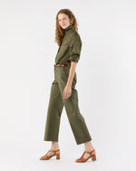 Load image into Gallery viewer, Safari Shirt in Olive Stretch Twill
