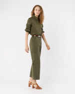 Load image into Gallery viewer, Safari Shirt in Olive Stretch Twill
