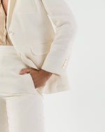 Load image into Gallery viewer, Ghost Blazer in White Linen
