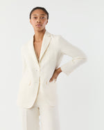 Load image into Gallery viewer, Ghost Blazer in White Linen
