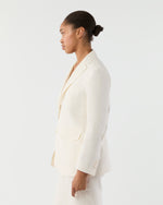 Load image into Gallery viewer, Ghost Blazer in White Linen
