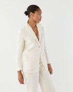 Load image into Gallery viewer, Ghost Blazer in White Linen
