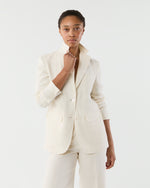 Load image into Gallery viewer, Ghost Blazer in White Linen
