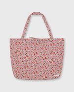 Load image into Gallery viewer, Reusable Tote Bag in Pink/Multi Freya Daisy Liberty Fabric
