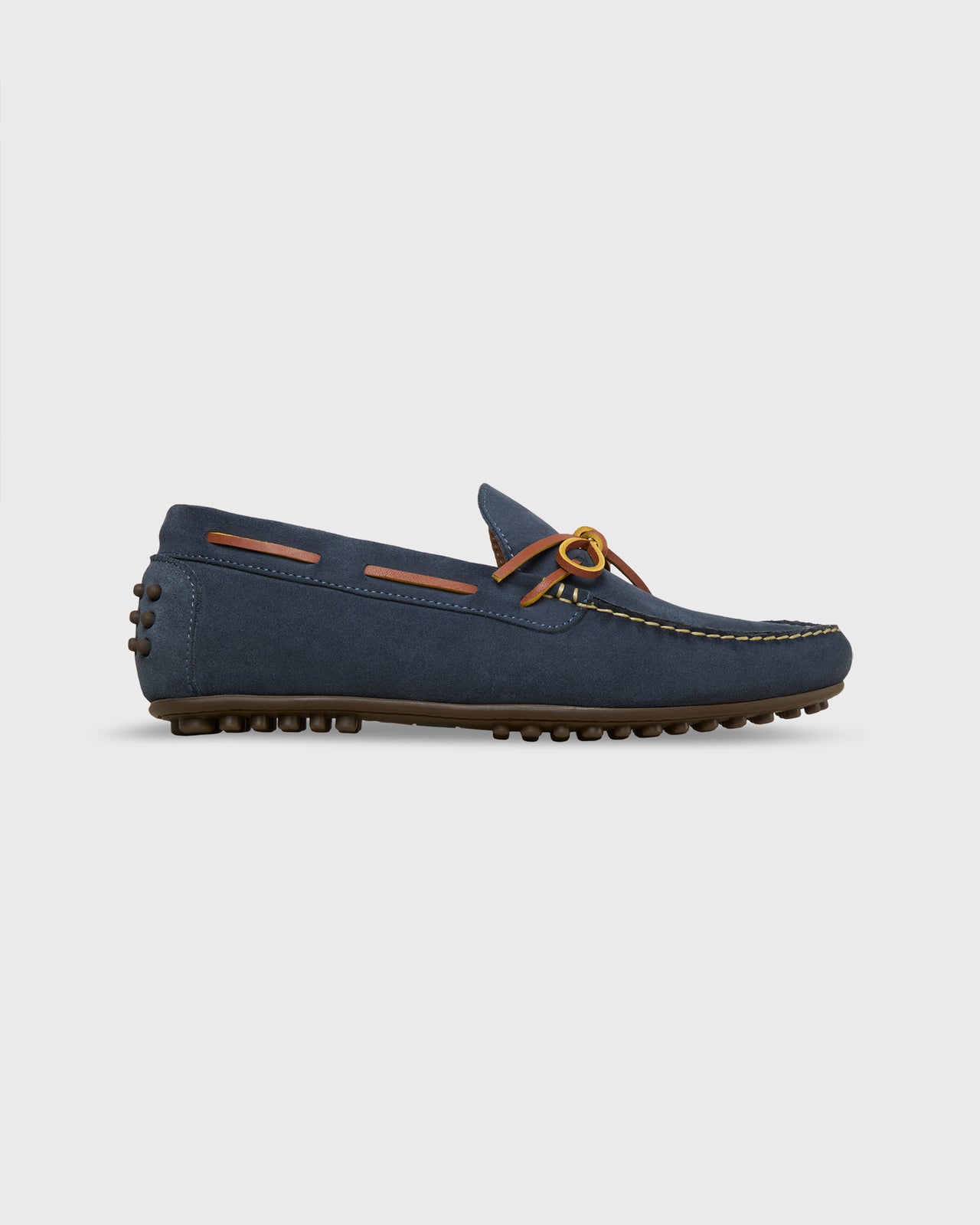 Driving Moccasin in Pacific Blue Suede