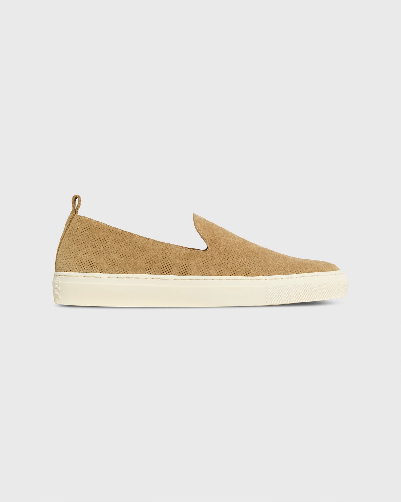 Slip-On Sneaker in Sand Suede