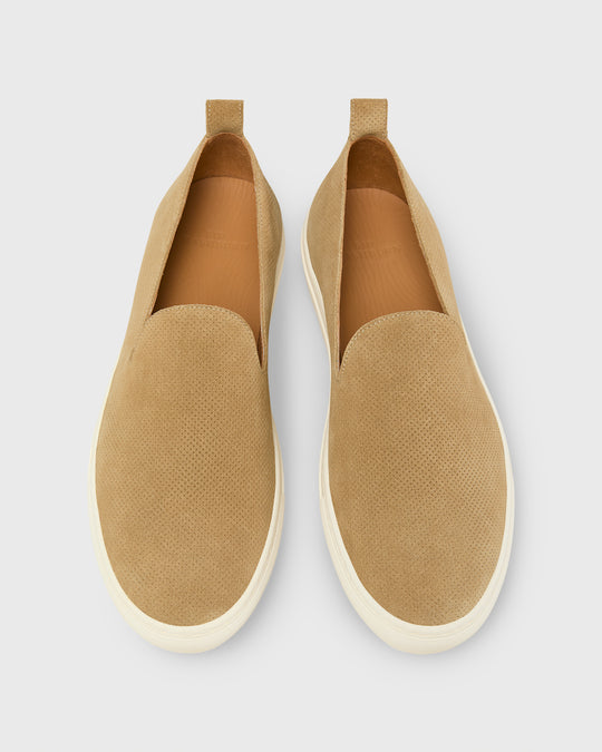 Slip-On Sneaker in Sand Suede