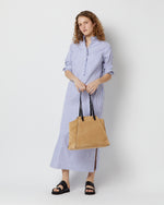Load image into Gallery viewer, Evie Tote in Camel Suede
