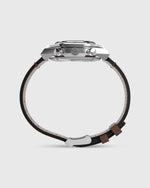 Load image into Gallery viewer, Q Timex Chronograph Watch in Cream/Brown
