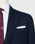 Load image into Gallery viewer, Vesper Blazer in Navy Cashmere Hopsack
