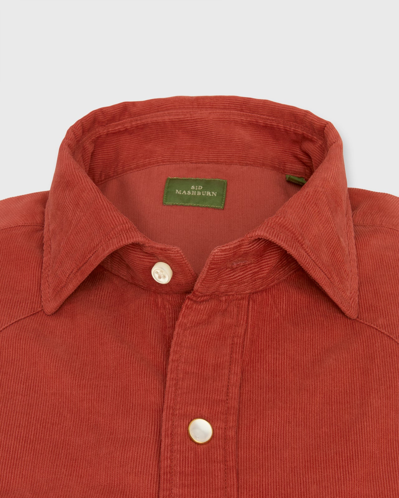 Western Work Shirt in Maple Corduroy