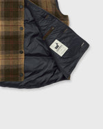 Load image into Gallery viewer, Cashball Vest in Khaki/Brown/Red Plaid Tweed
