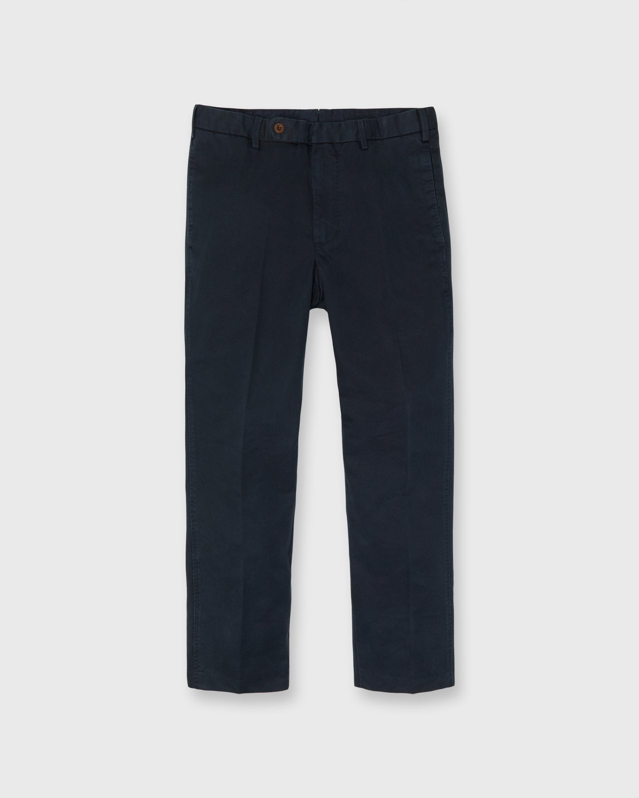 Garment-Dyed Sport Trouser in Navy High Ridge Twill
