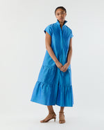 Load image into Gallery viewer, Sophia Dress in Iris Silk Dupioni
