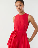 Load image into Gallery viewer, Joelle Dress in Red Lightweight Poplin

