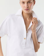 Load image into Gallery viewer, Molly Dress in White Poplin
