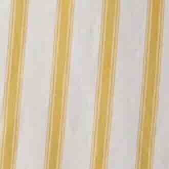 Mandarin Talitha Shirtdress in Gold/Ivory Balanced Stripe Poplin