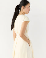 Load image into Gallery viewer, Scarlett Dress in Natural Paperweight Stretch Poplin
