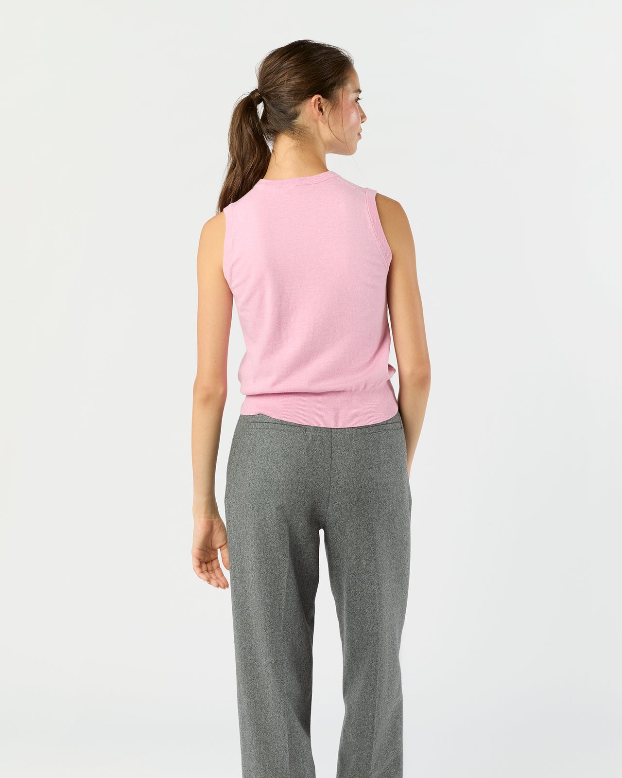 Rosie Shell in Heather Rose Cotton/Silk