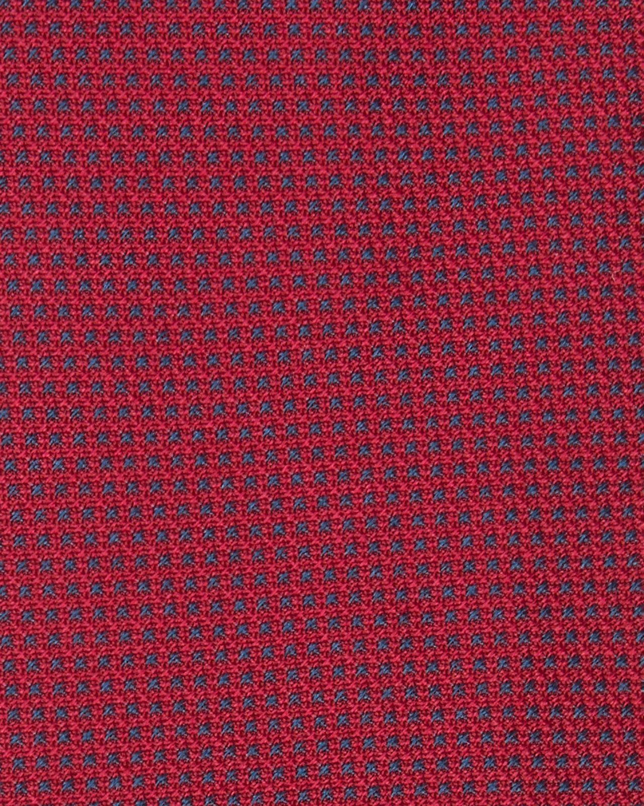 Silk Woven Tie in Red/Navy Diamond