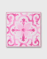 Load image into Gallery viewer, Cotton Print Pocket Square in Pink Tapestry
