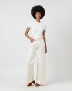 Load image into Gallery viewer, The Twister Skimp Jean in Cream Puffs
