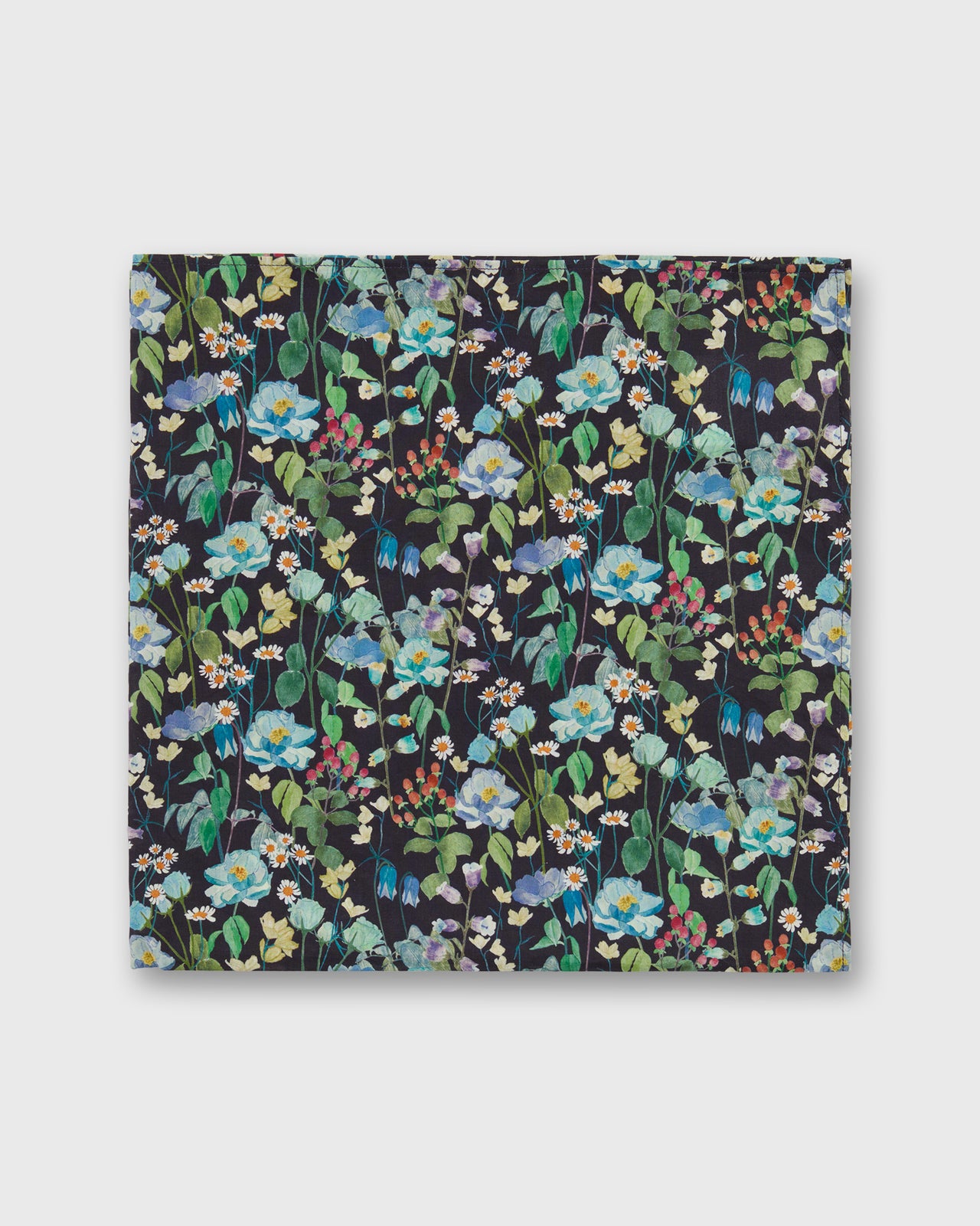 Anyway Scarf in Navy/Multi Fairytale Forest Liberty Fabric
