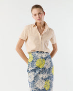 Load image into Gallery viewer, Scout Shirt in Marigold Bengal Stripe Poplin
