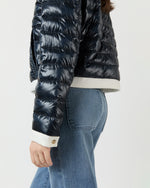 Load image into Gallery viewer, Short Jacket with Matte Trim in Navy
