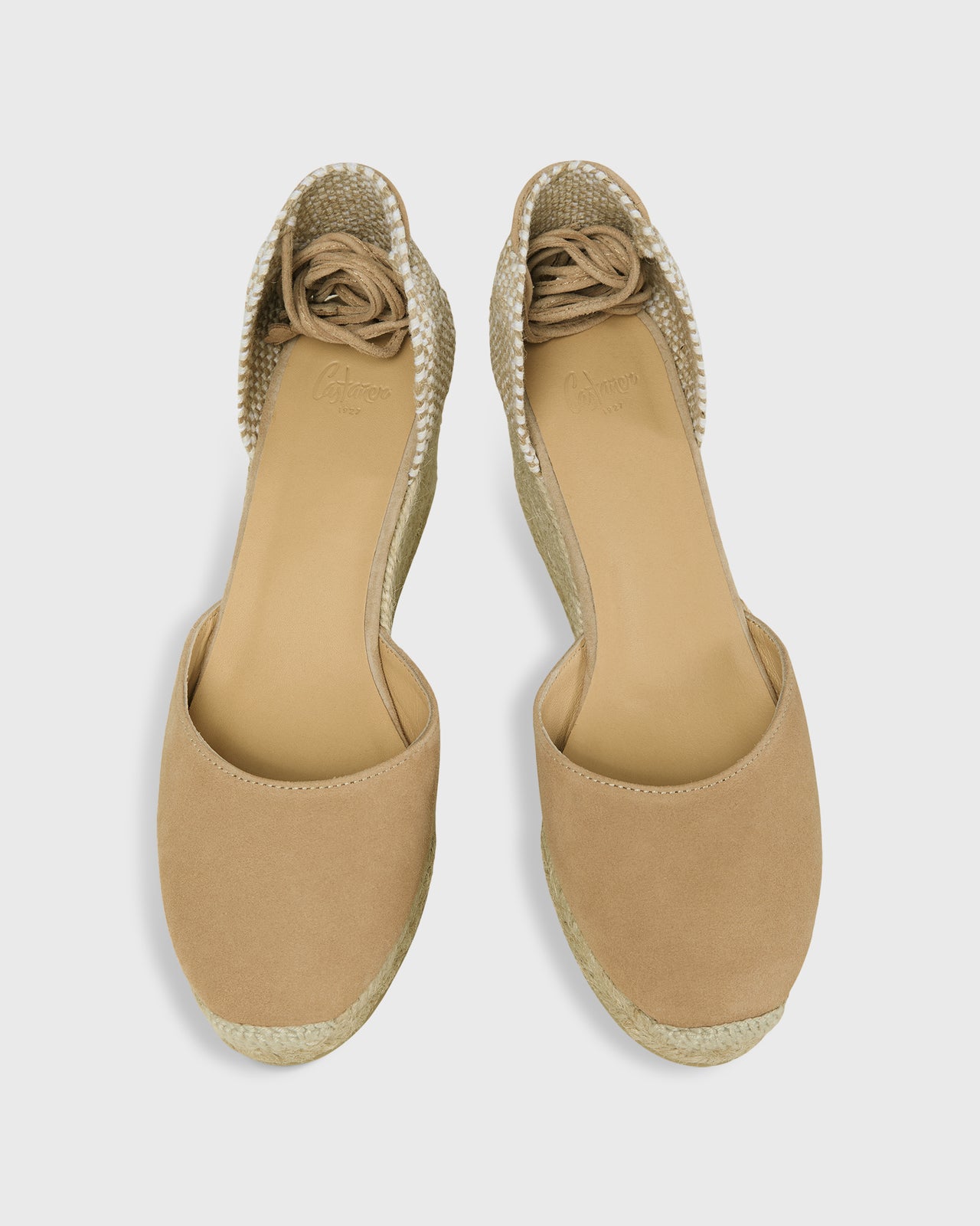 Low Carina Espadrille in Toasted Suede