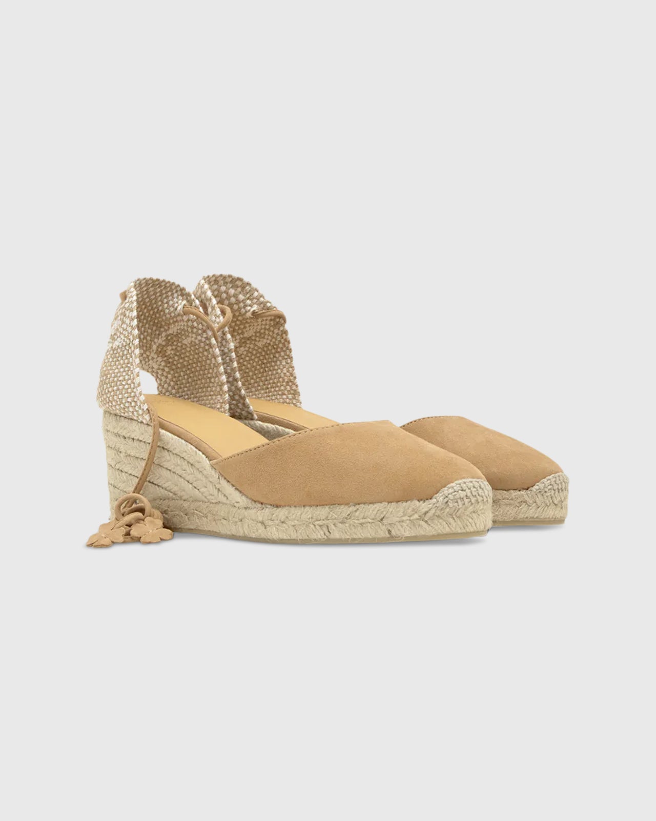 Low Carina Espadrille in Toasted Suede
