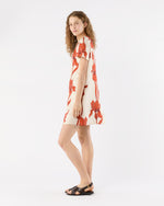 Load image into Gallery viewer, Mini Swing Dress in Iris Silk Twill
