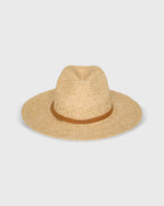 Load image into Gallery viewer, Raffia Braid Continental Hat in Natural/Tobacco
