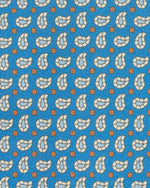 Load image into Gallery viewer, Silk Print Tie in Blue/Light Blue/Havana Paisley
