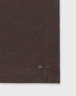 Load image into Gallery viewer, Court Polo in Heather Brown Pima Pique
