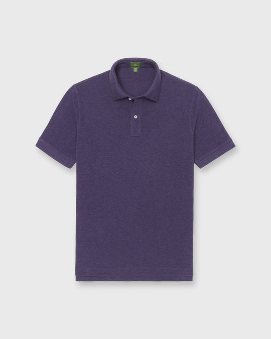 Court Polo in Heather Nightshade Pima Pique